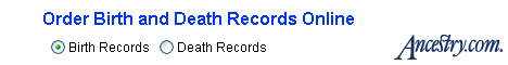 Order Birth or Death Records Online!